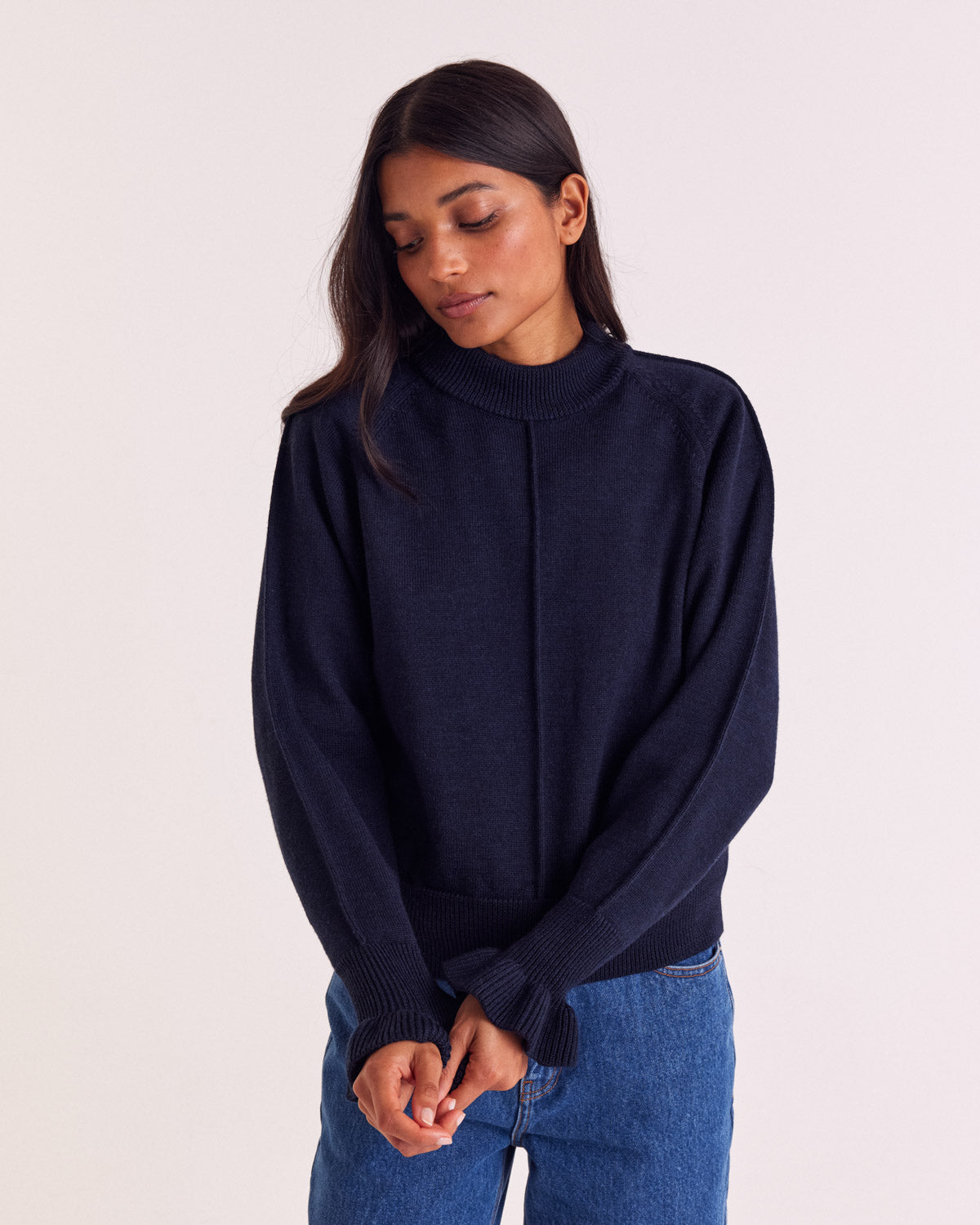 Sweater Solene navy blue