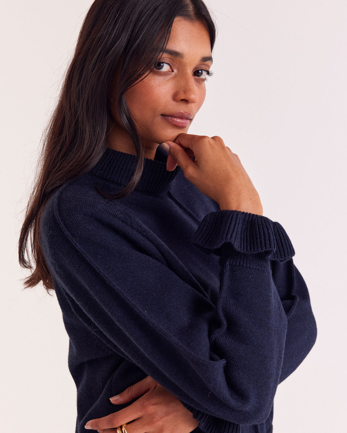 Sweater Solene navy blue