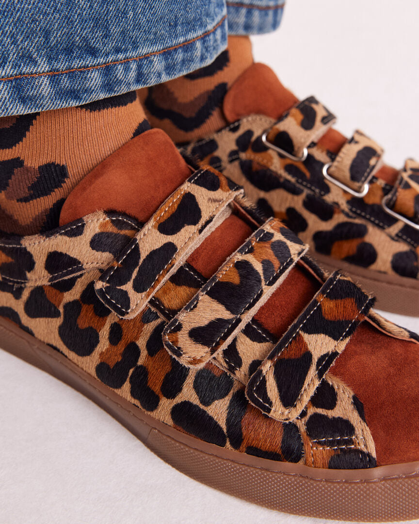 Baskets Honoré léopard