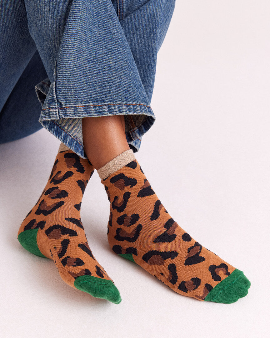 Chaussettes Léo vert