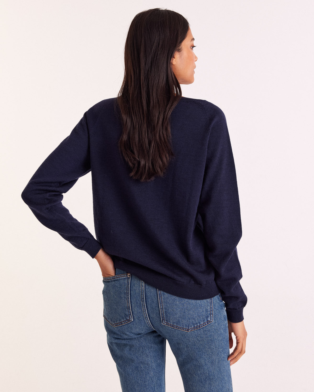 Victoria navy blue sweater