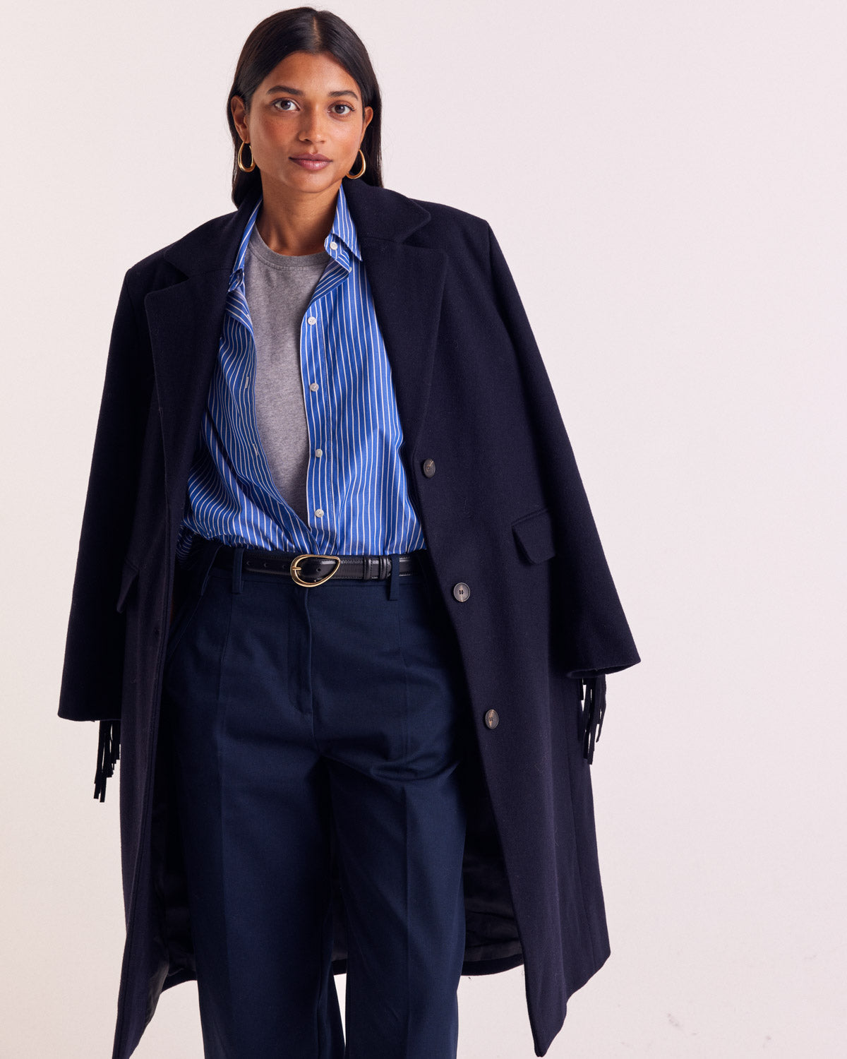 Coat Marcella navy blue