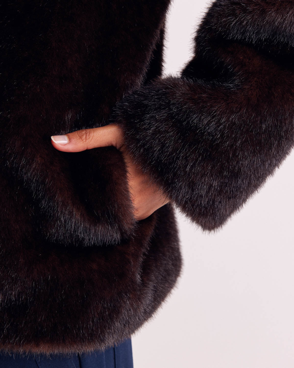 Coat Carla chocolate