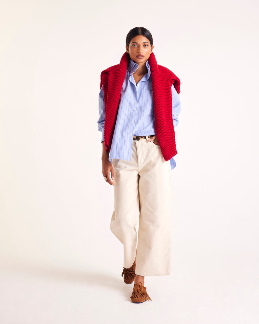 Loafers Alix fringe suede of leather hazelnut