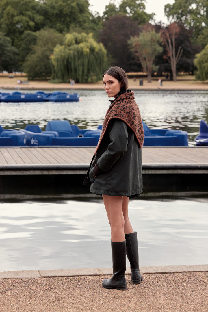Boots Emilia black Barbour x Balzac Paris