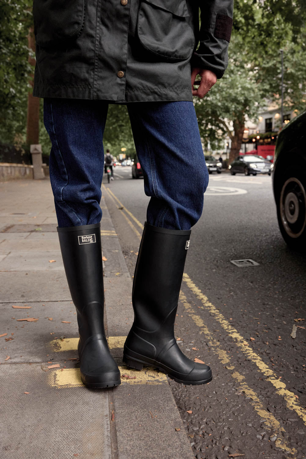 Boots Emilia black Barbour x Balzac Paris
