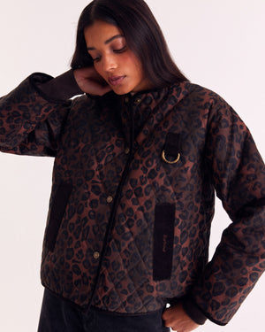 Barbour x Balzac Paris Leopard Lili Jacket