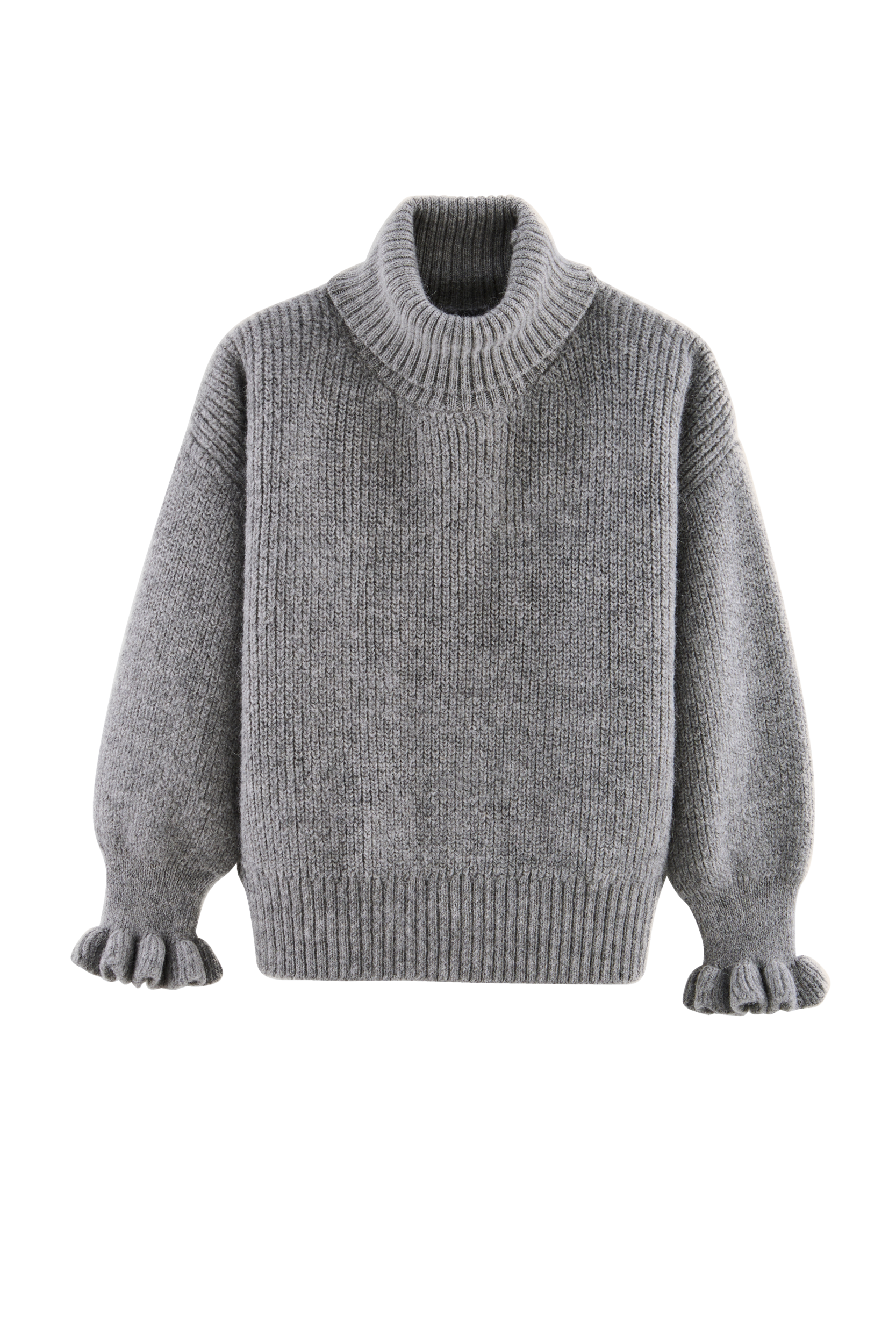 Pullover Adam meliertes Grau