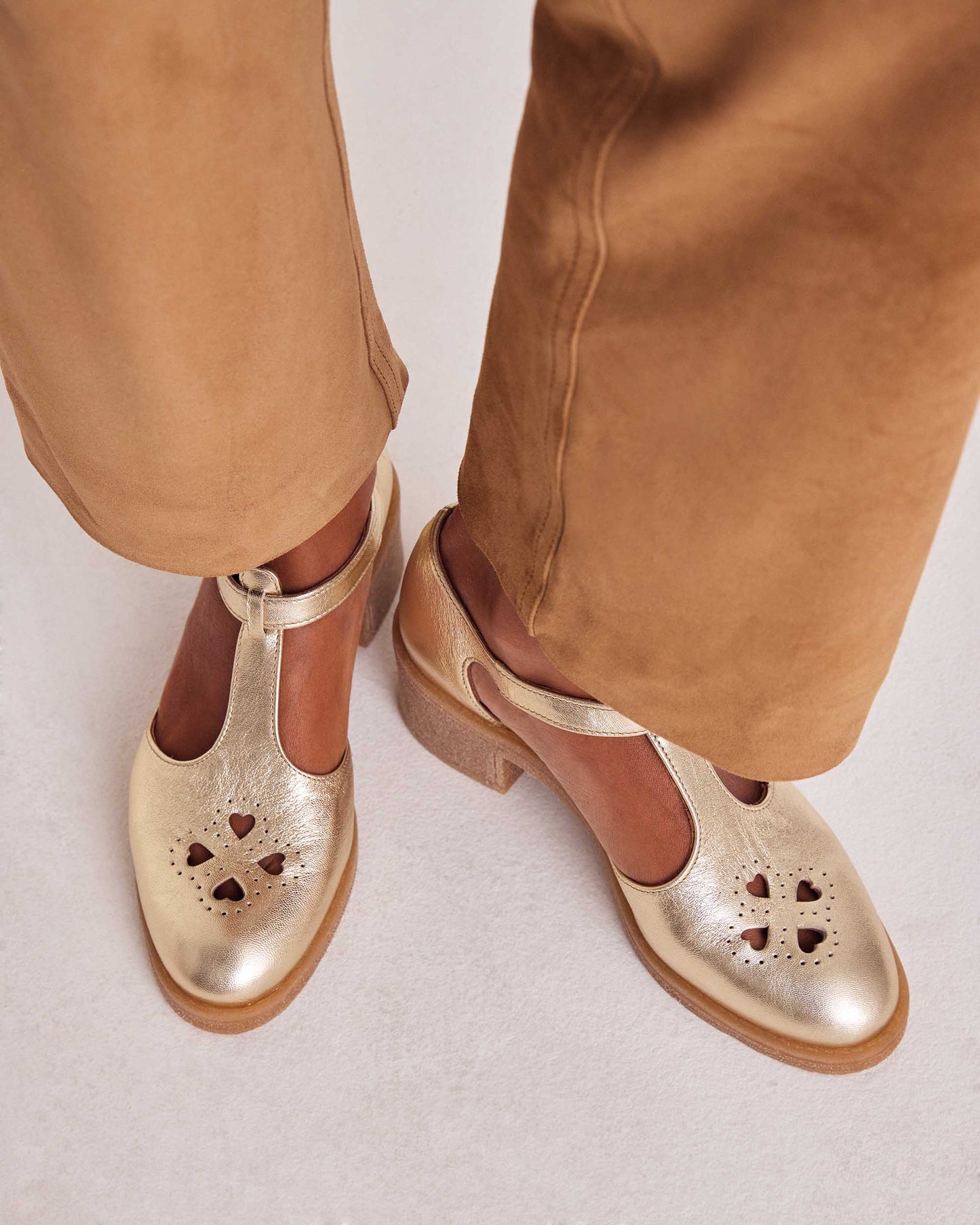 Light gold Rosie sandals