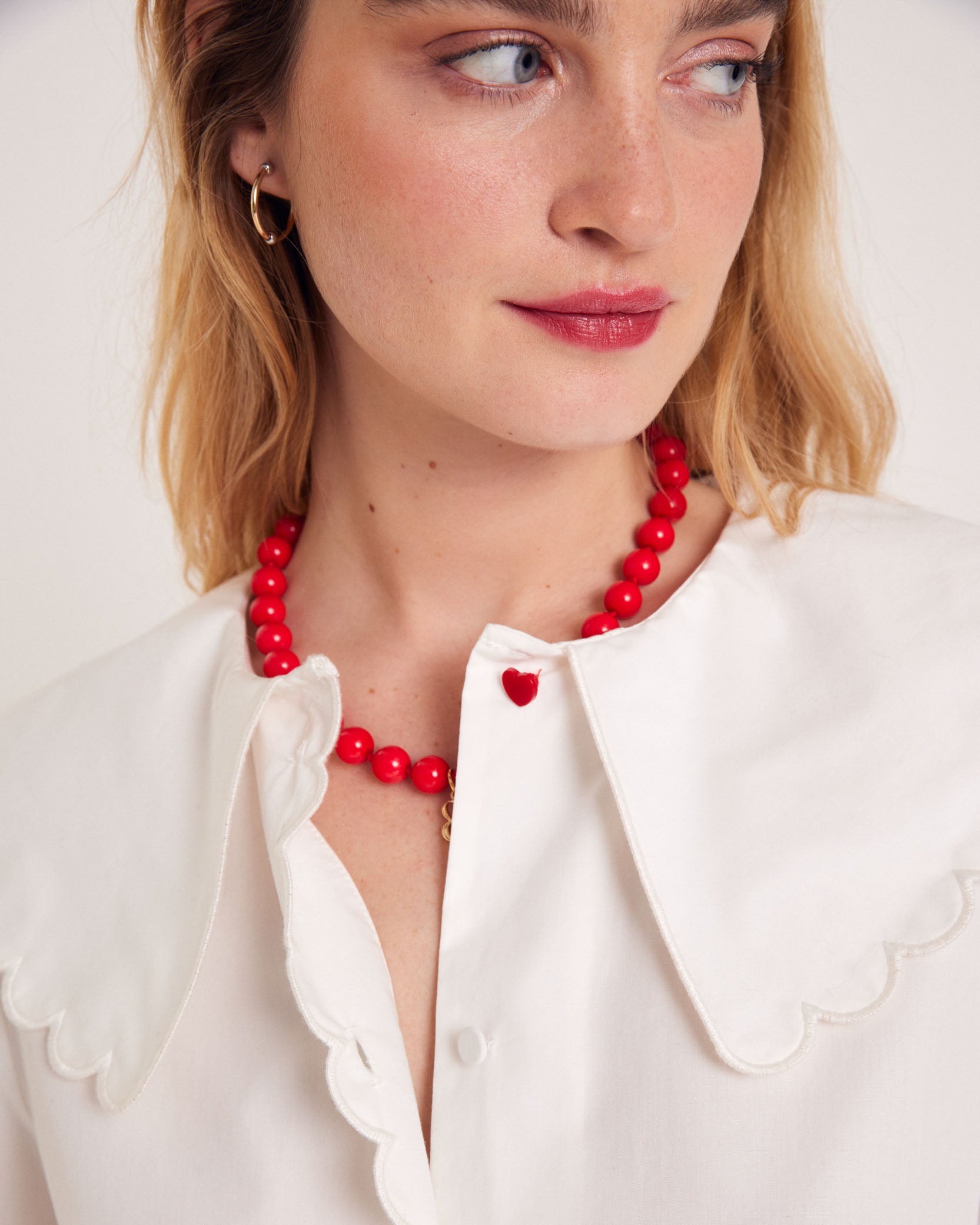 Shirt Félicie natural white