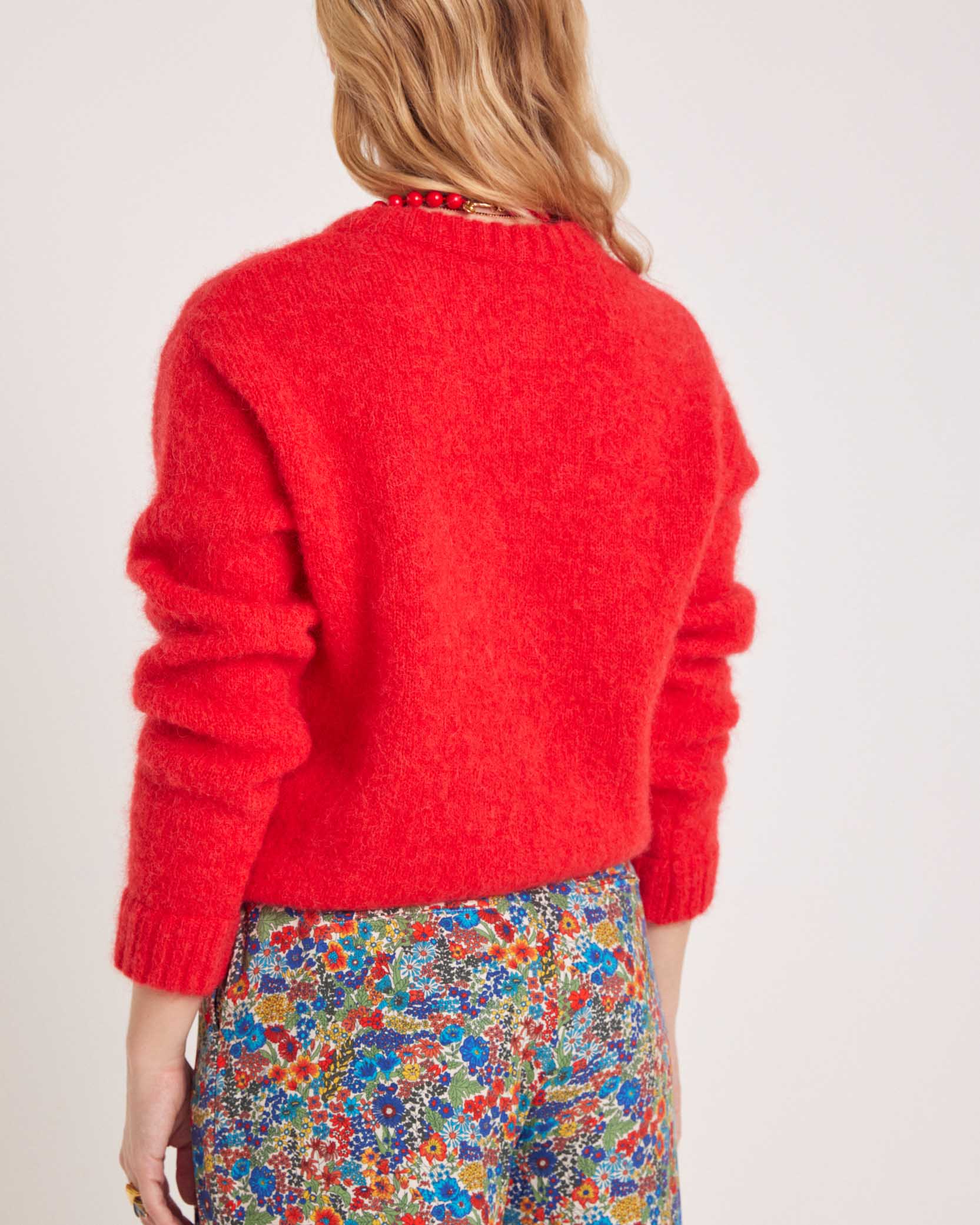 Cardigan Rosanne red