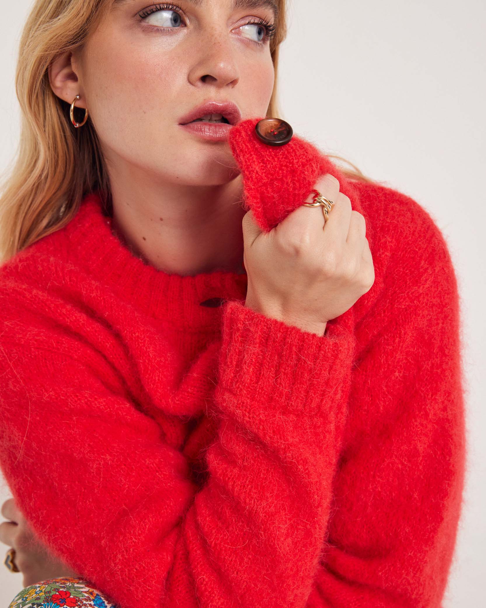Cardigan Rosanne red