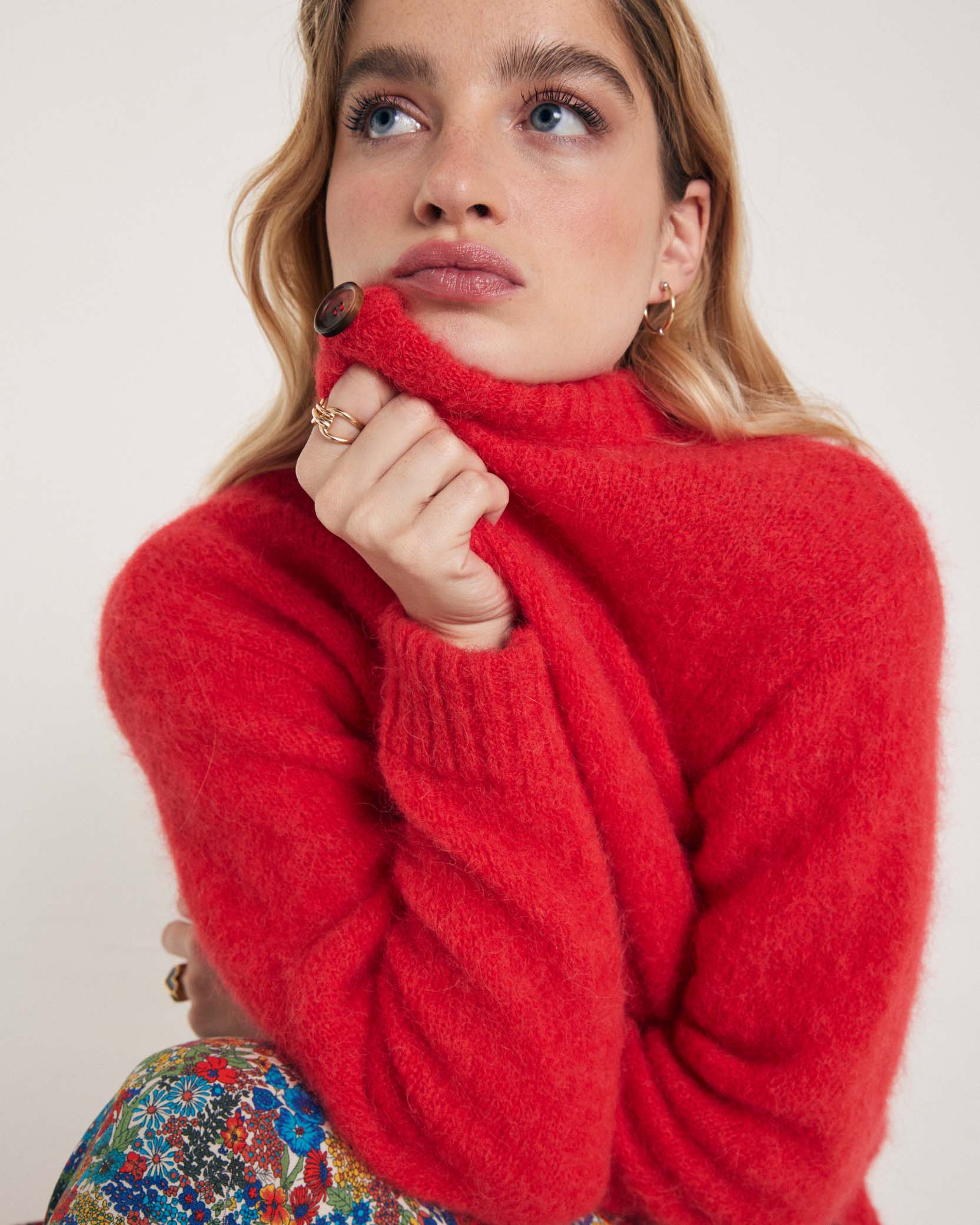 Cardigan Rosanne red