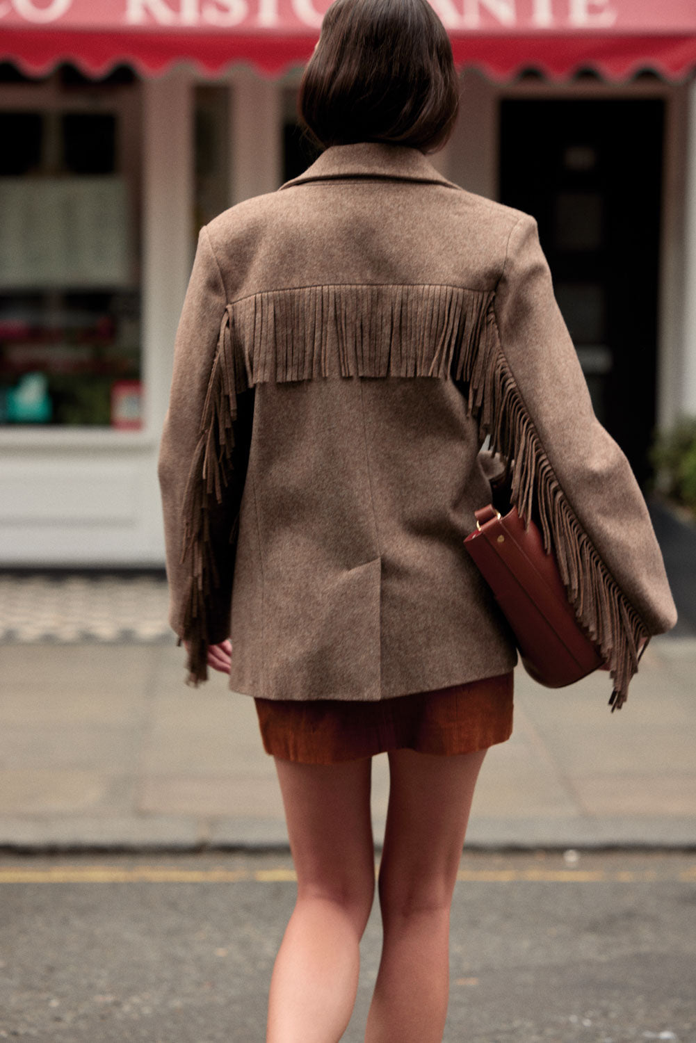 Skirt Monica velvet camel