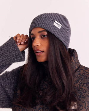 Gray Raphael Beanie