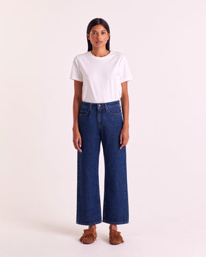 Jean Léonard bleu indigo