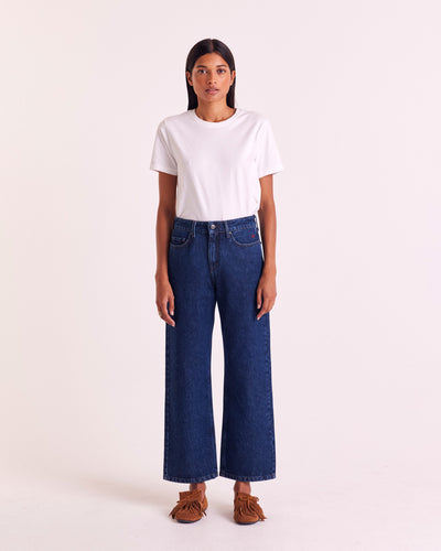 Jean Leonard indigo blue