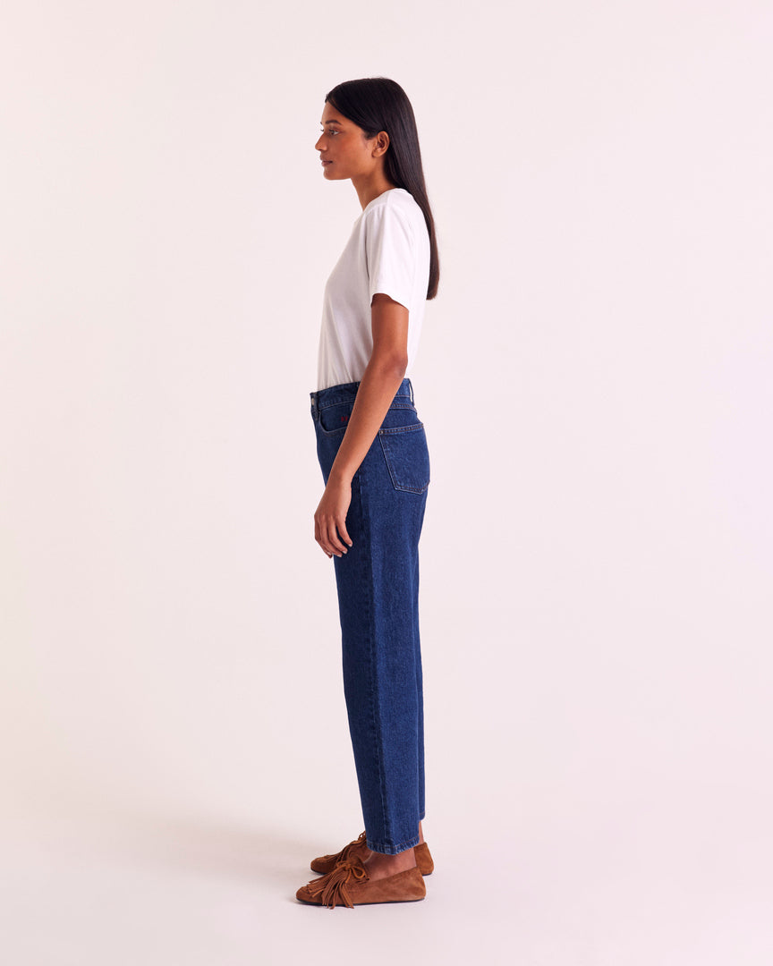 Jean Leonard indigo blue