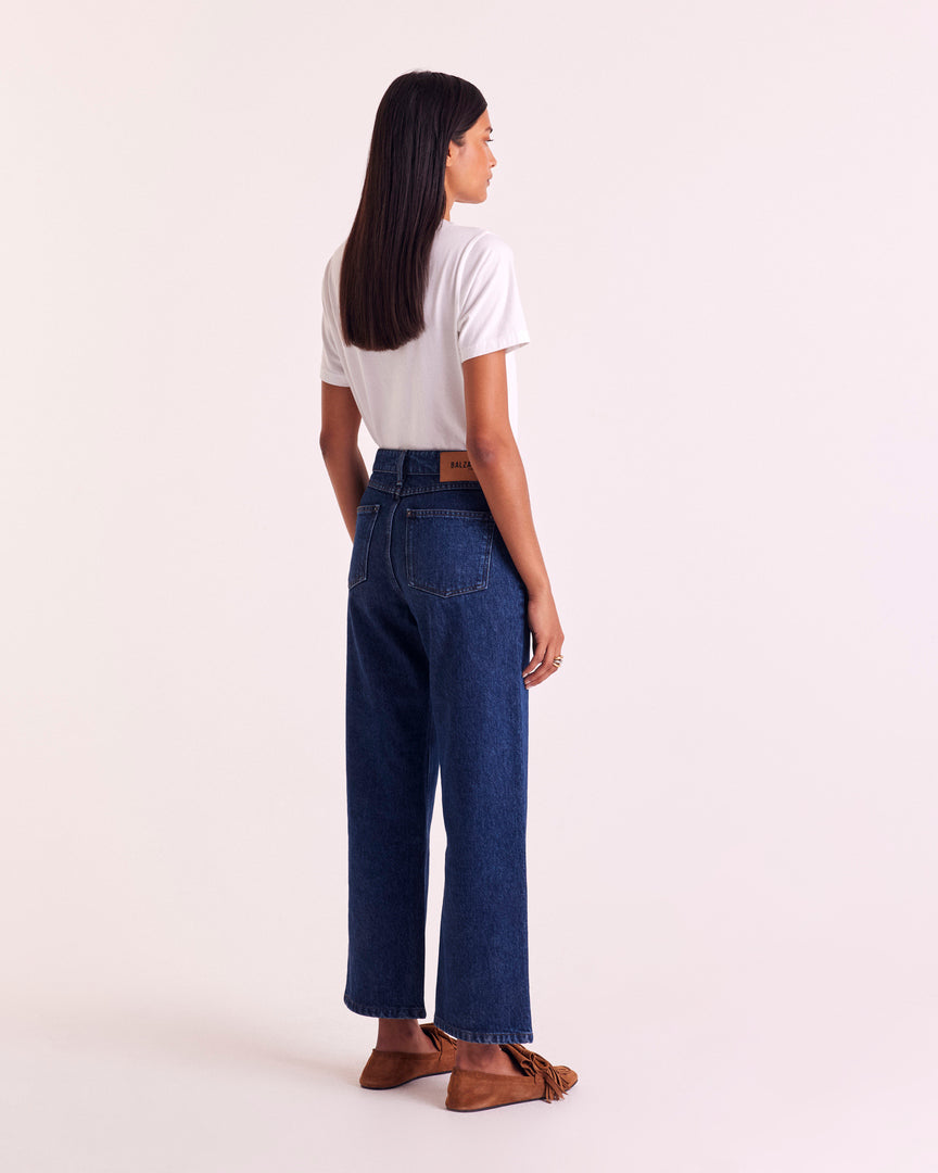 Jean Leonard indigo blue