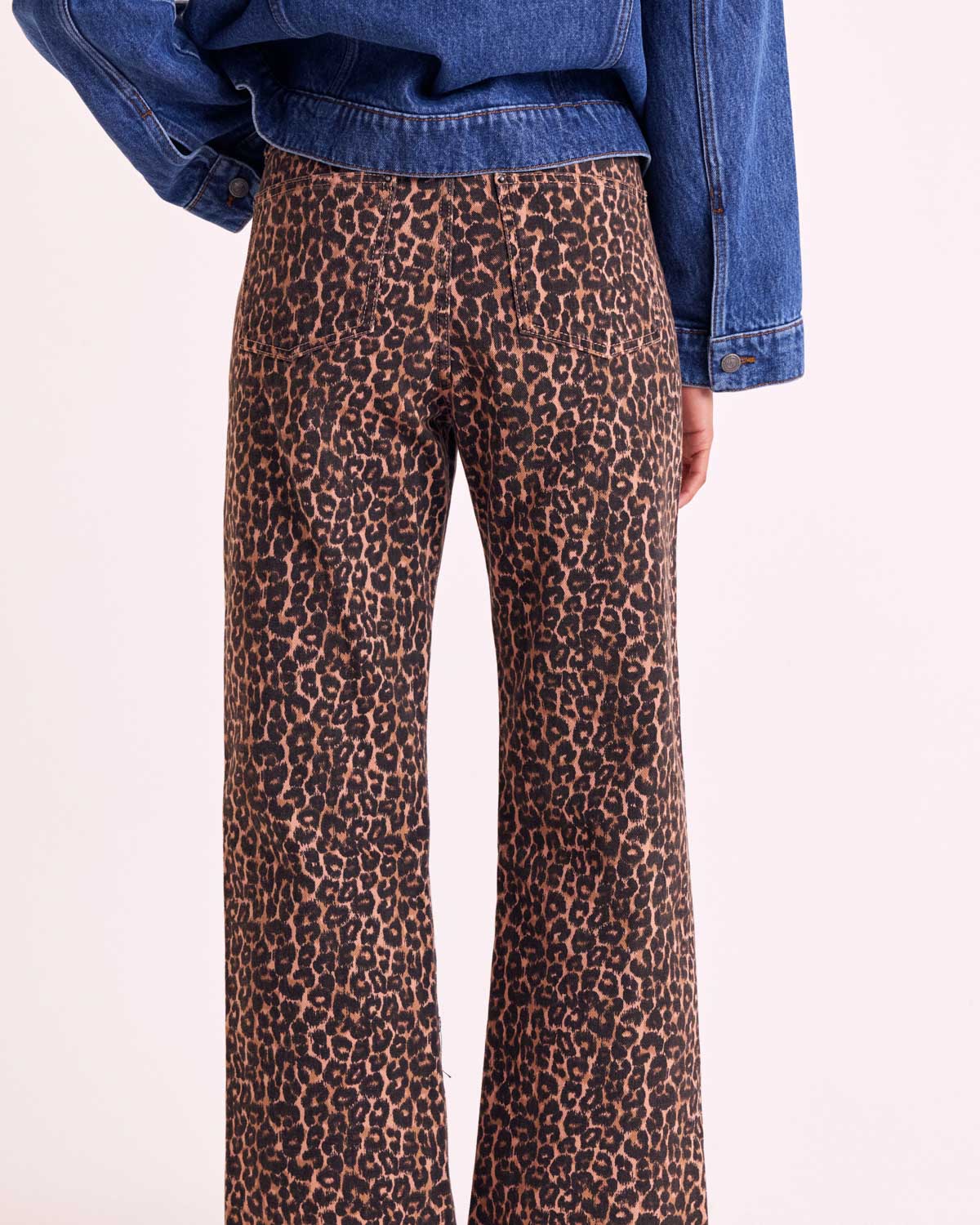 Jeans Leonard leopard coffee