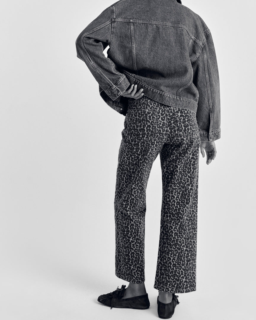 Jeans Leonard leopard coffee