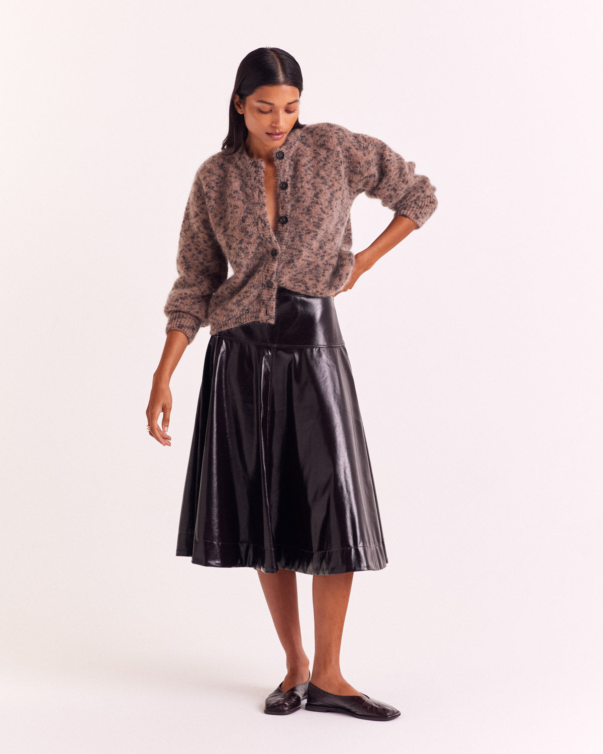 Cardigan Douceur spotted cheetah
