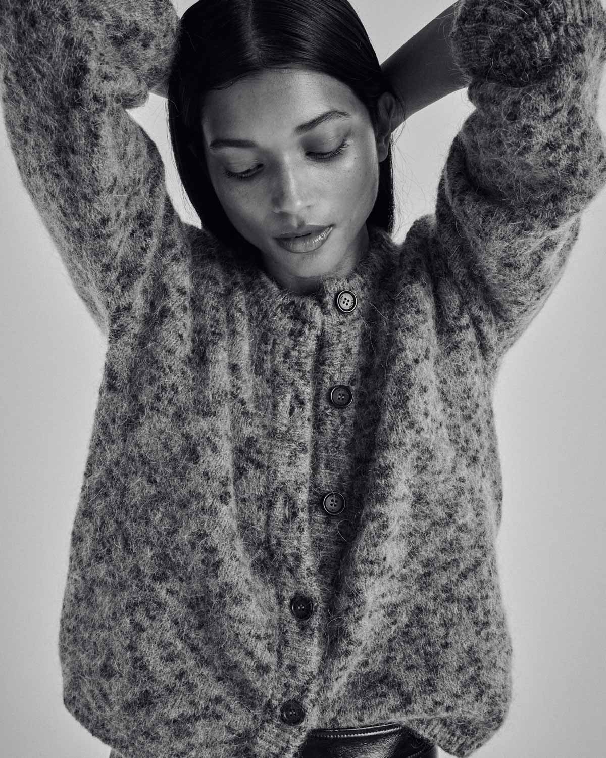Cardigan Douceur spotted cheetah