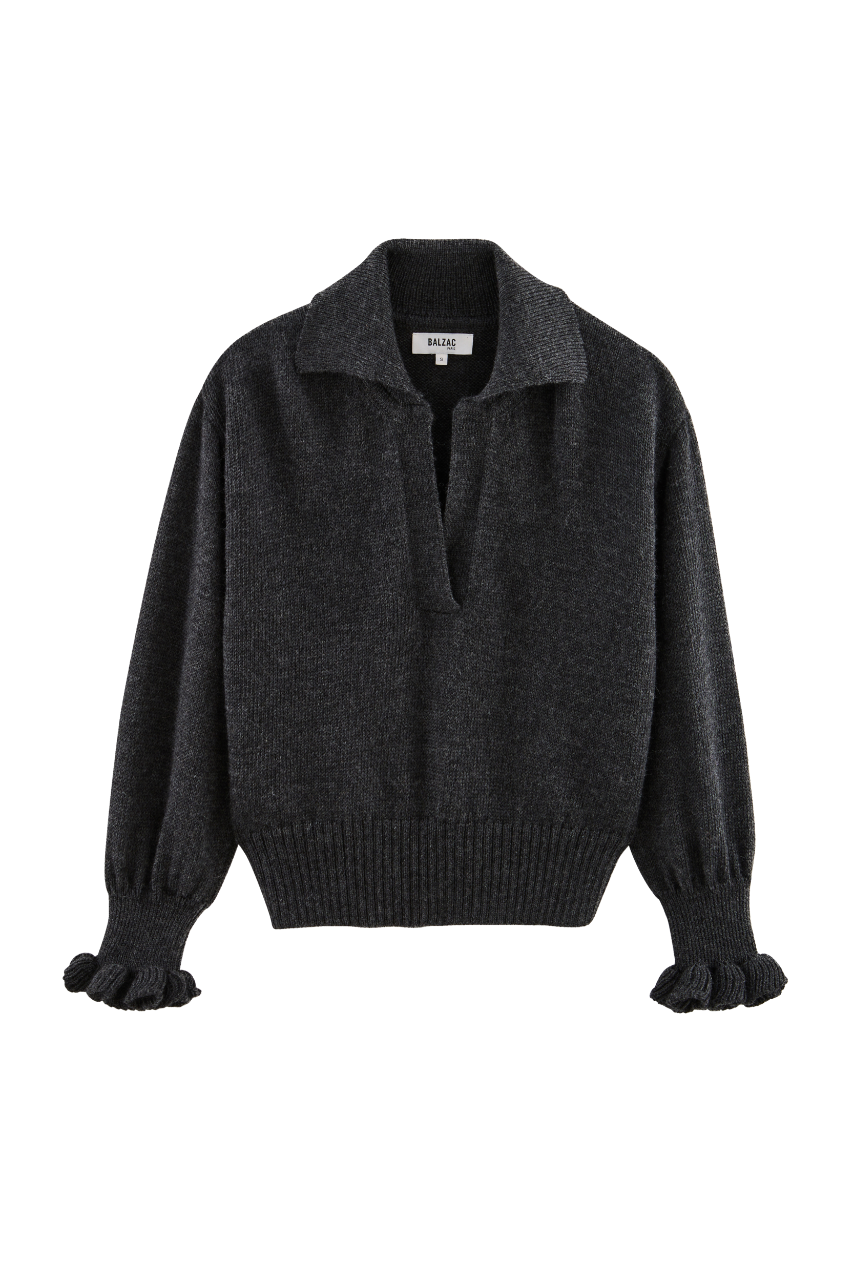 Sweater Ophy gray dark heathered