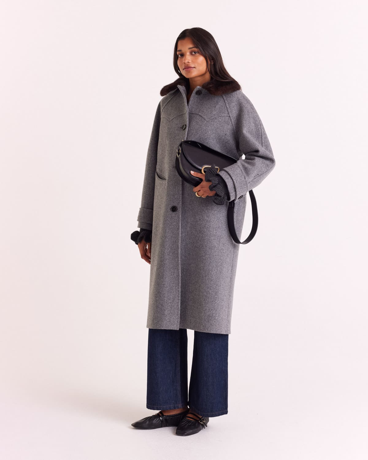 Manteau Nickie gris