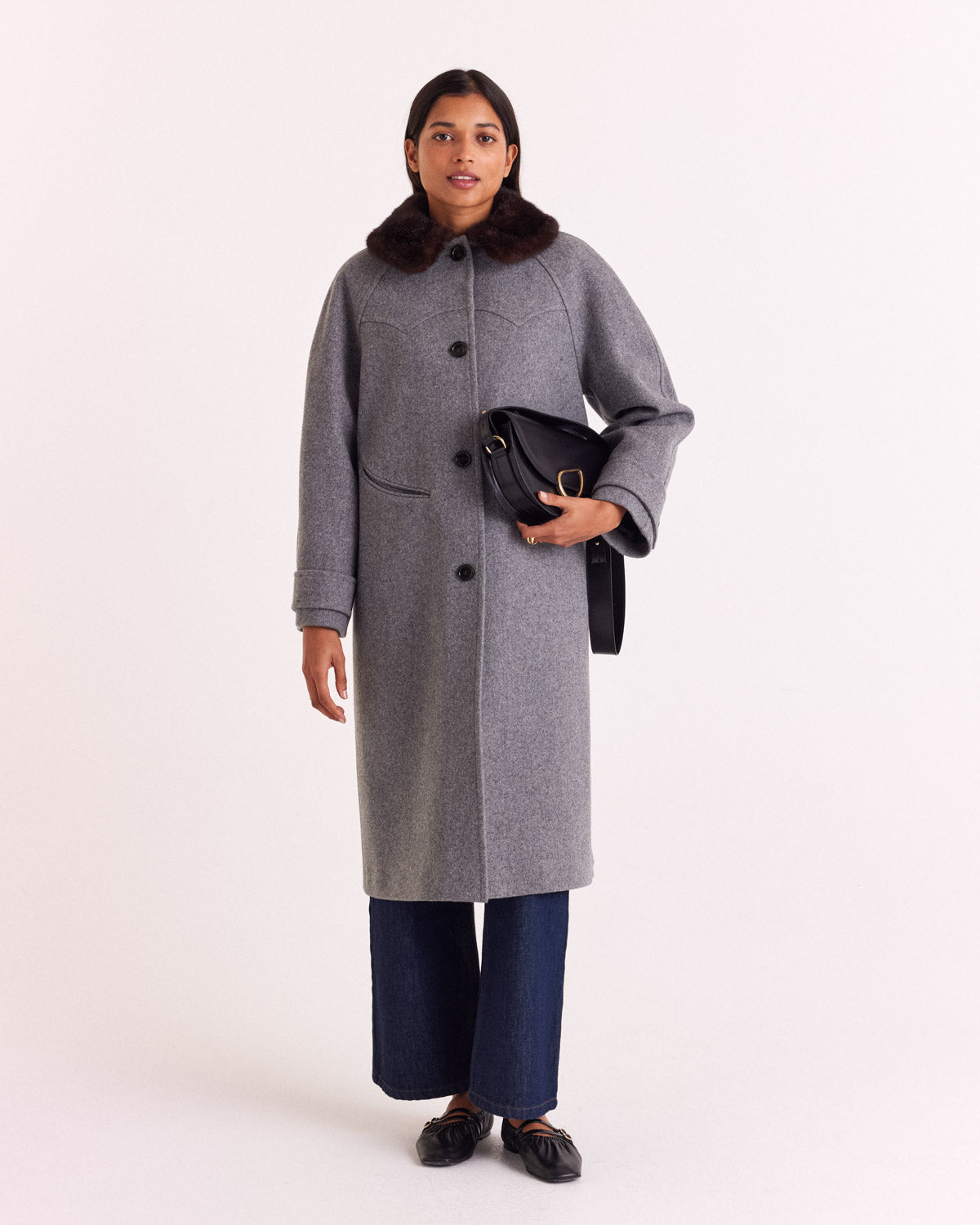 Coat Nickie gray