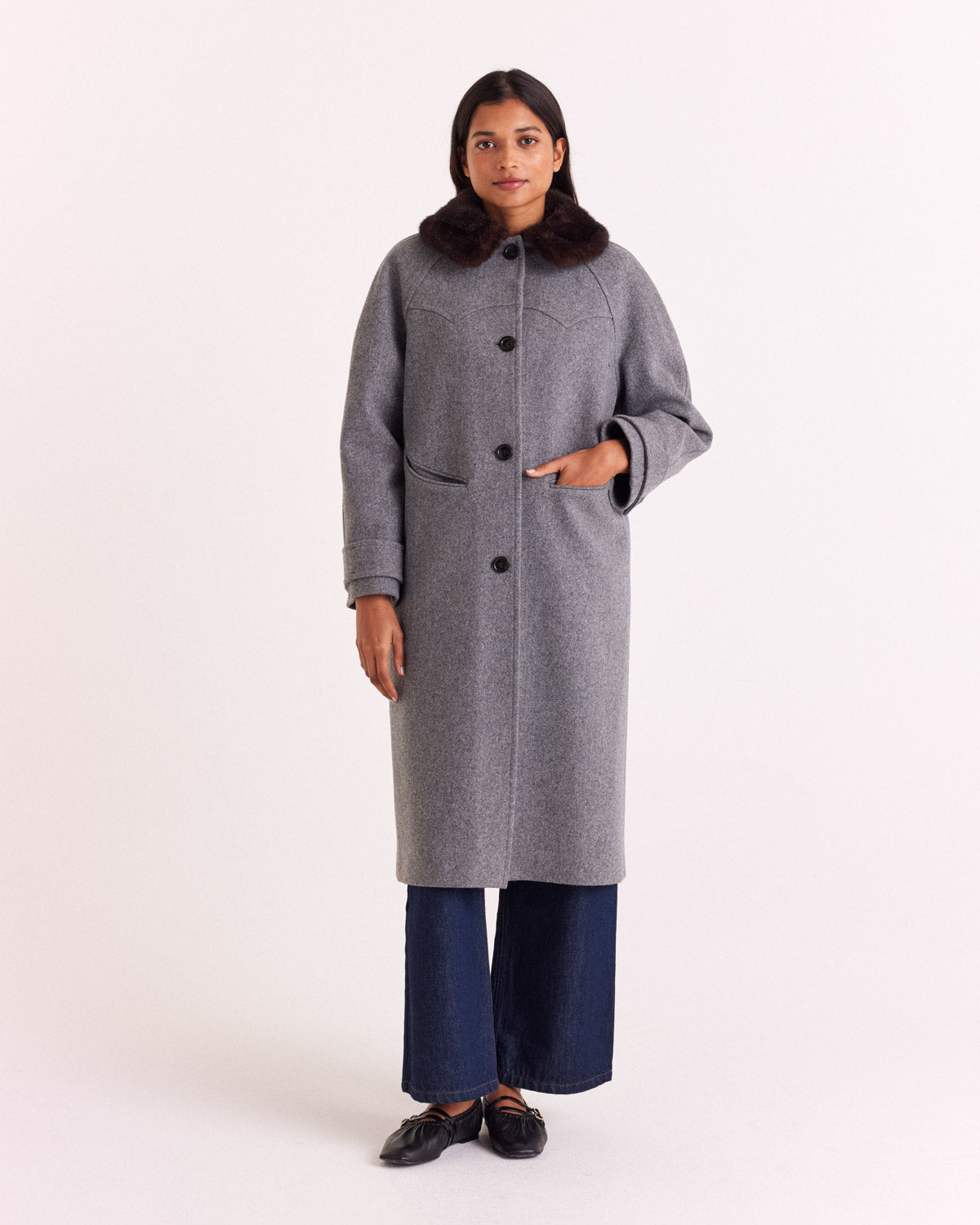 Manteau Nickie gris