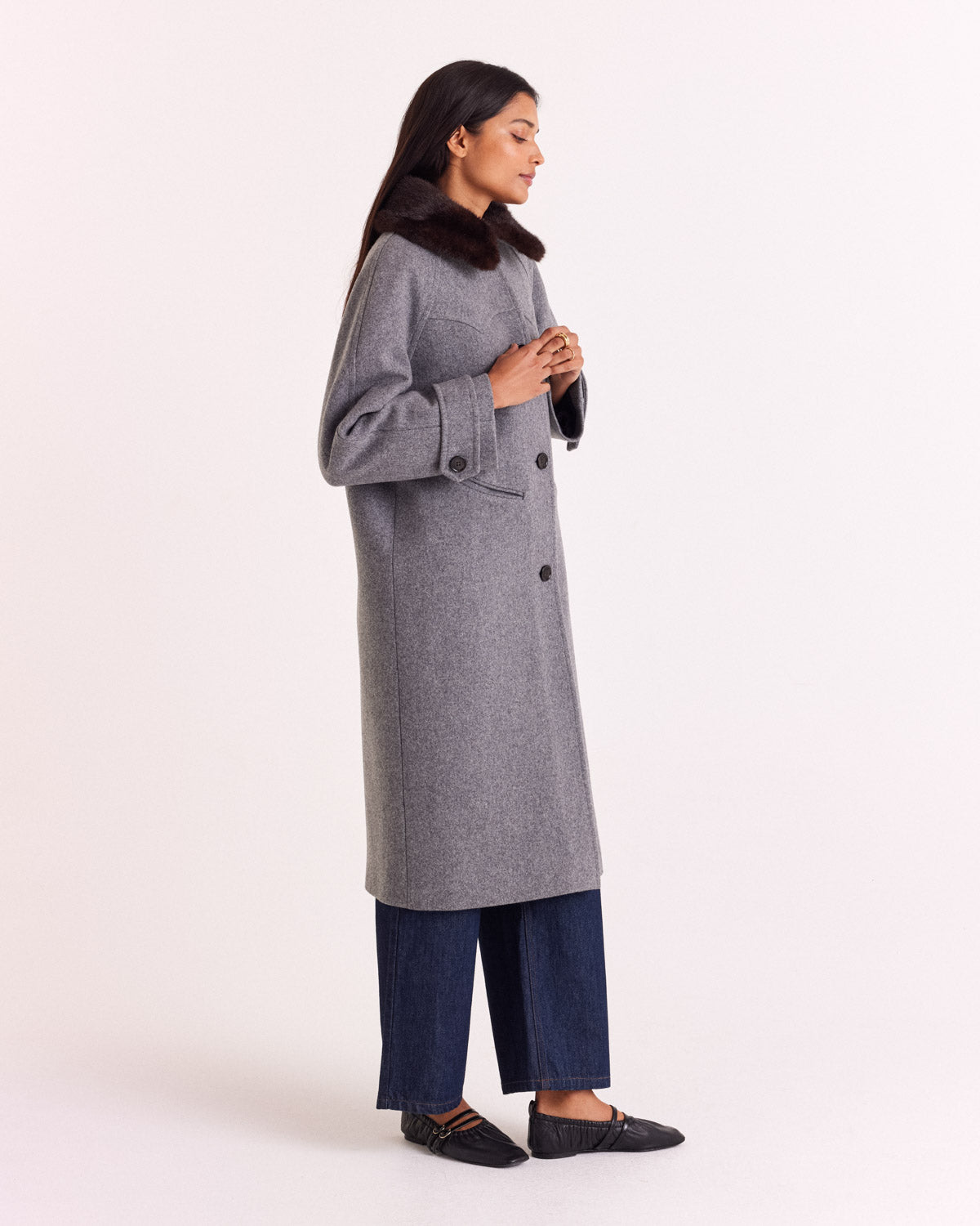 Coat Nickie gray