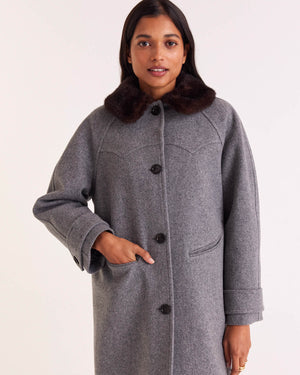Manteau Nickie gris