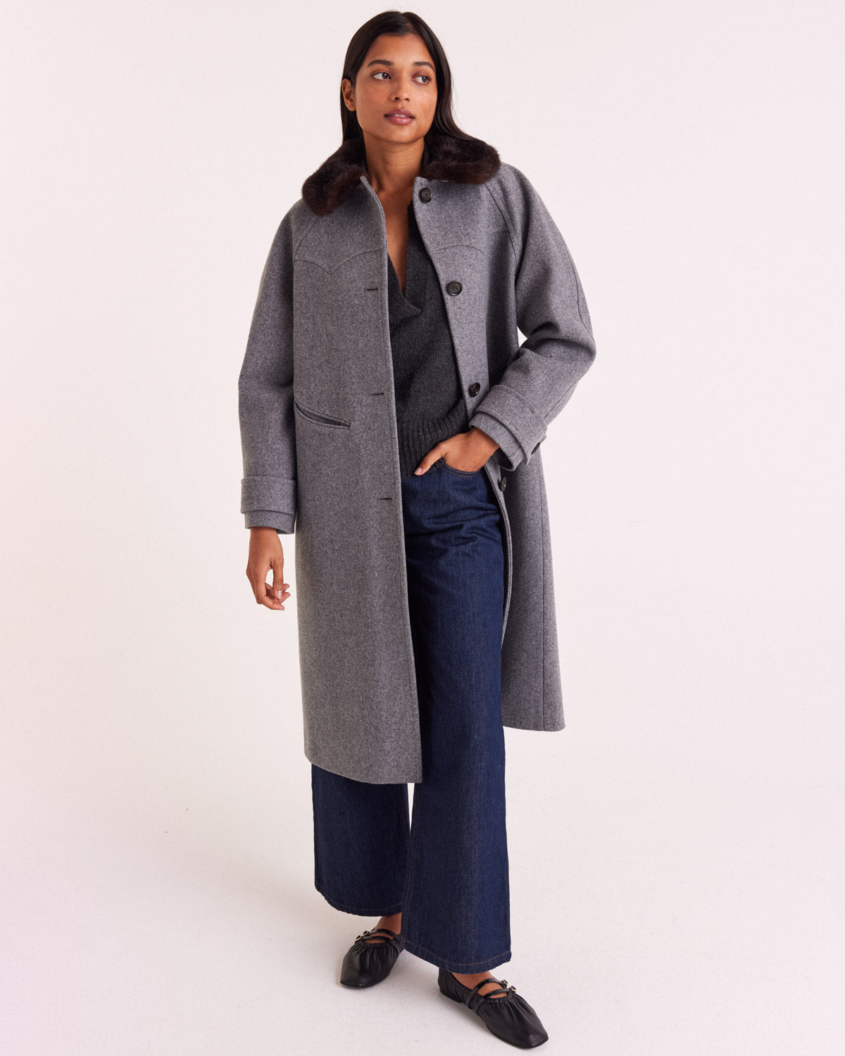 Coat Nickie gray