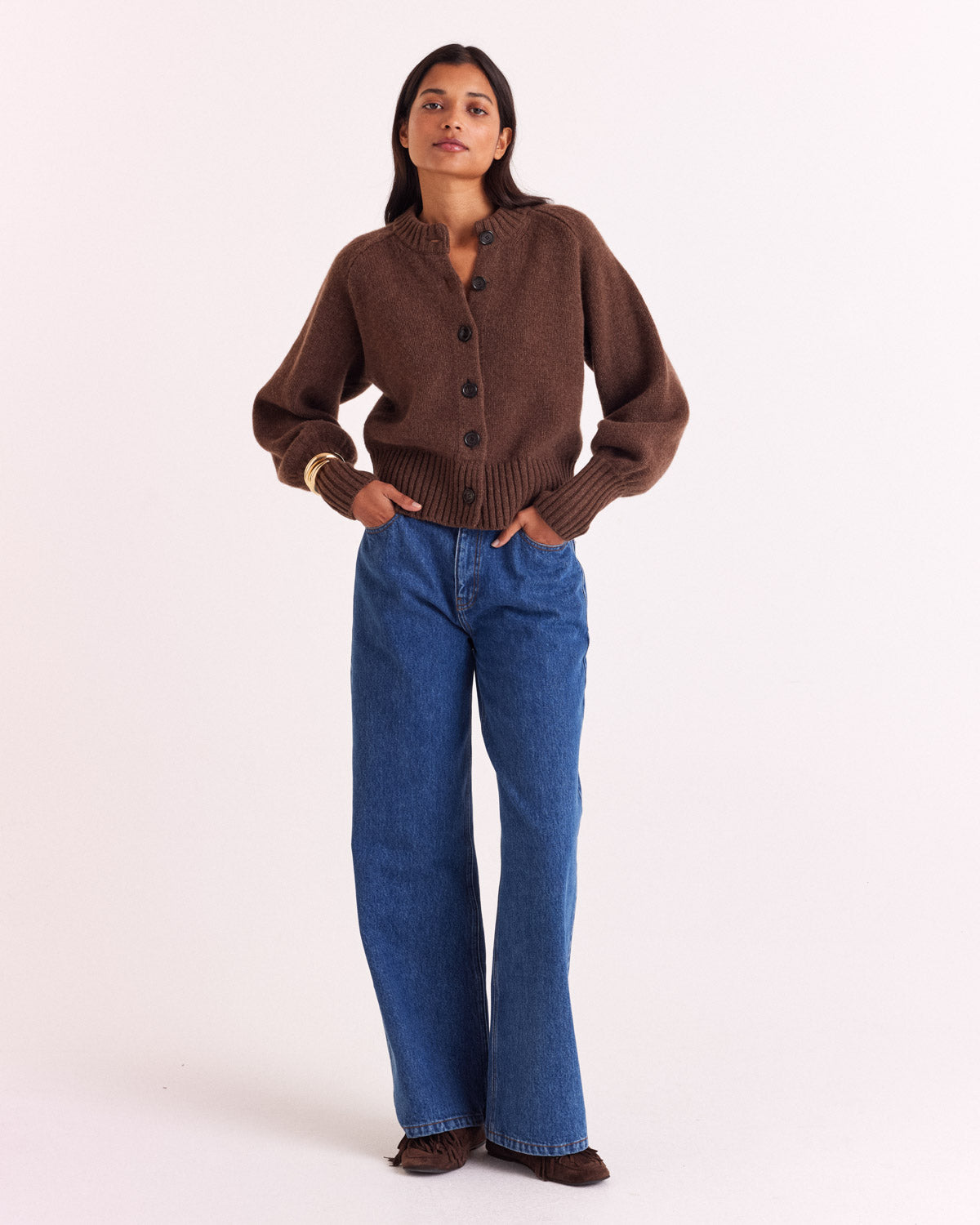 Cardigan Hilda brown