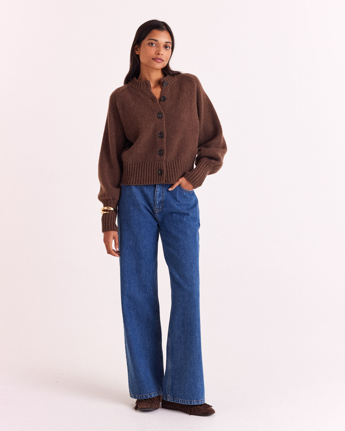 Cardigan Hilda brown