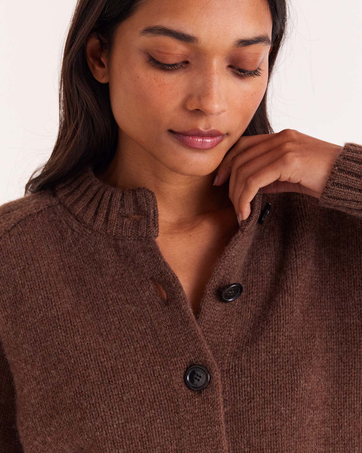 Cardigan Hilda brown