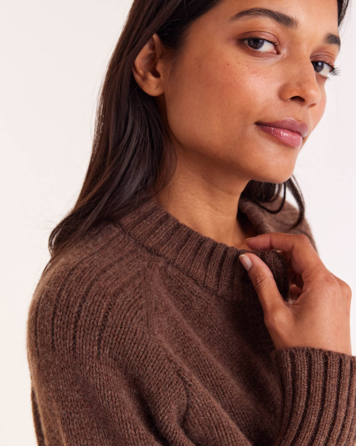 Cardigan Hilda brown