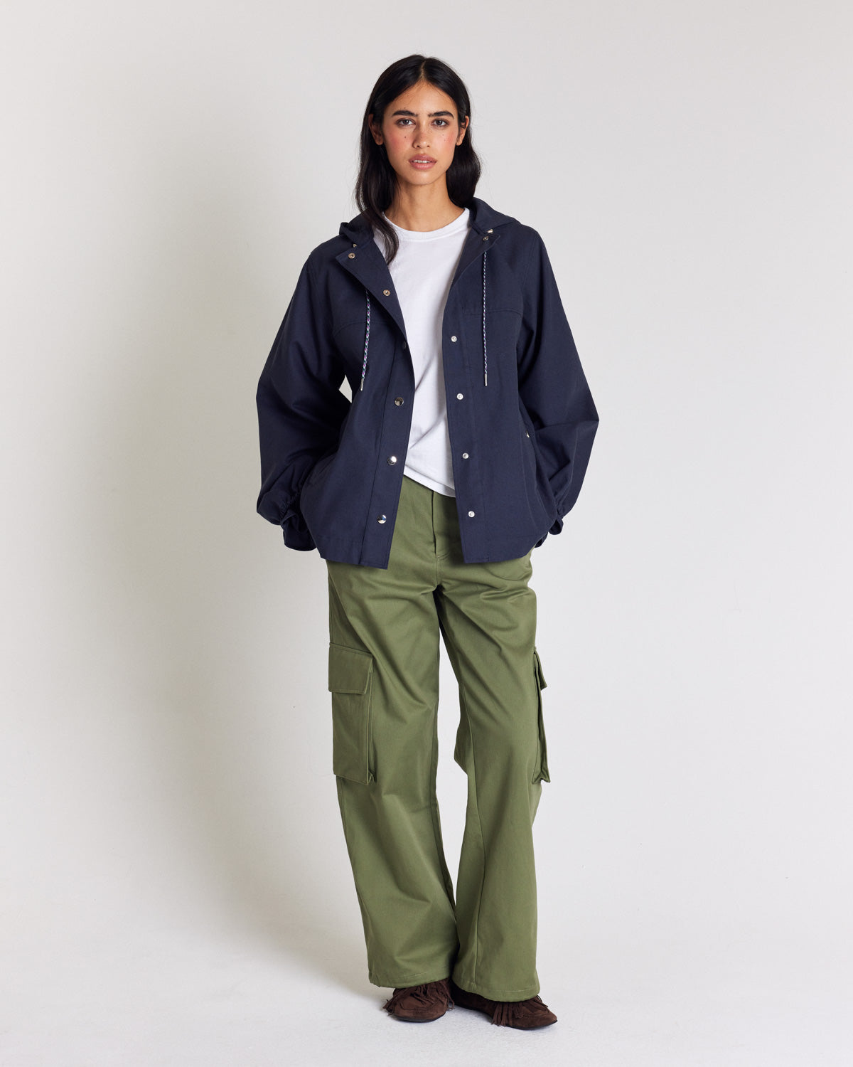 Eliott slate blue windbreaker