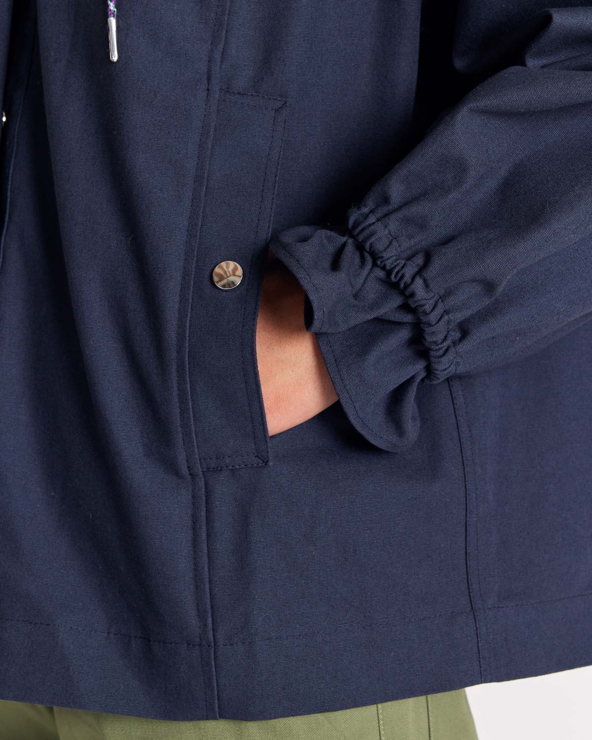 Eliott slate blue windbreaker