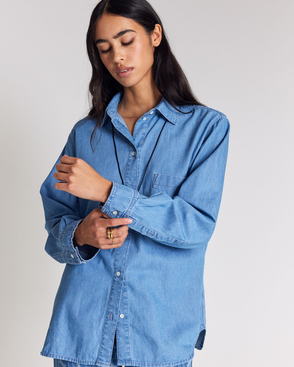 Camicia Anny blu chambray
