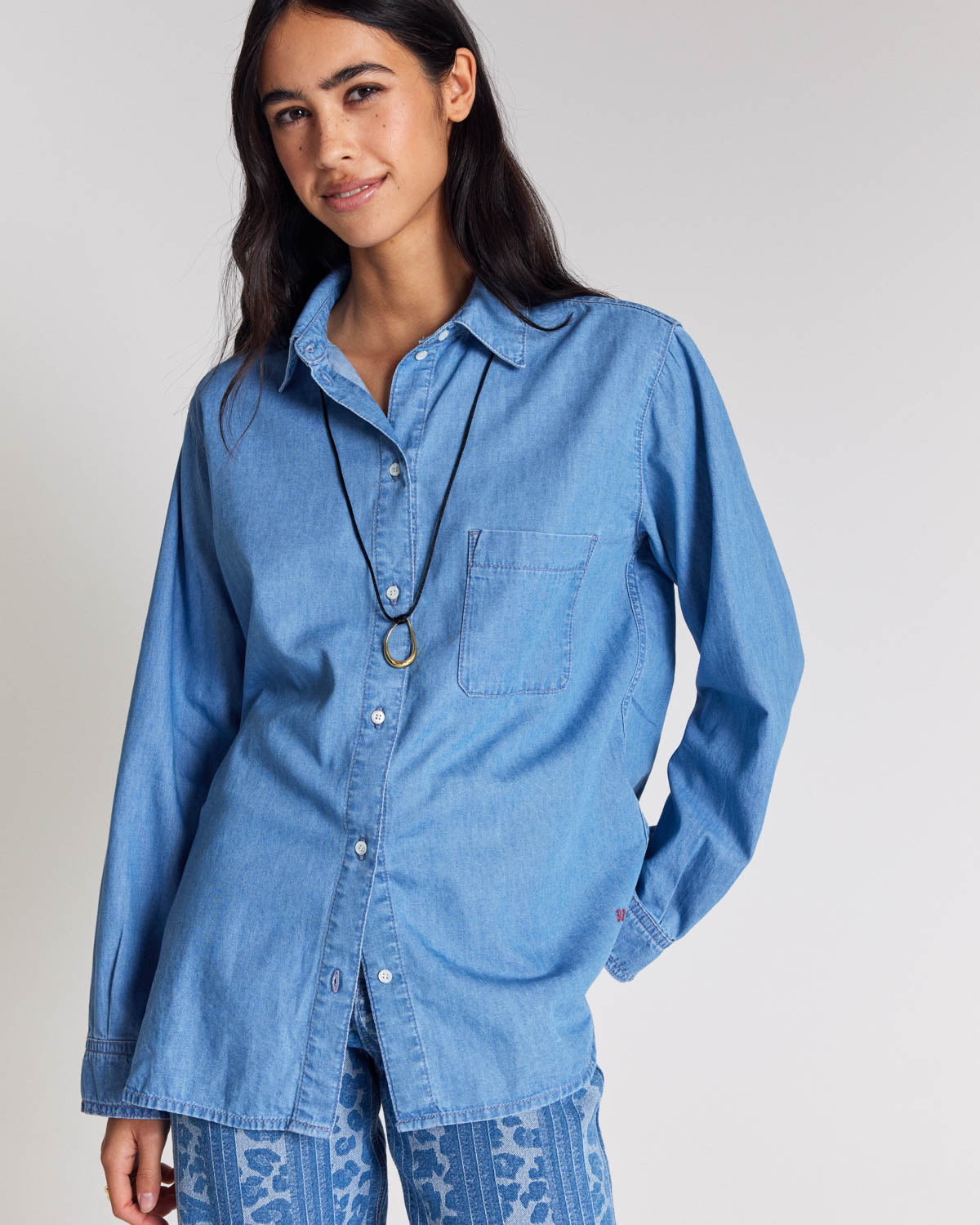 Shirt Anny blue chambray