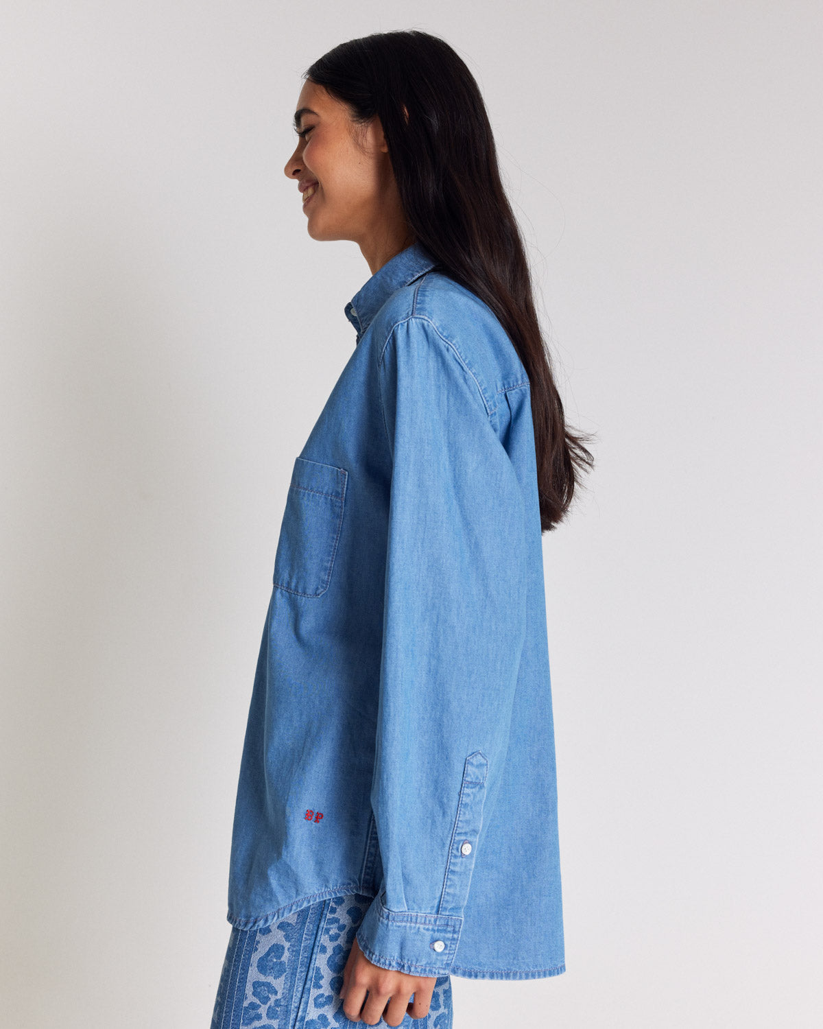 Camicia Anny blu chambray