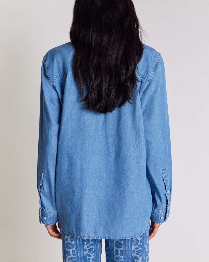 Camicia Anny blu chambray