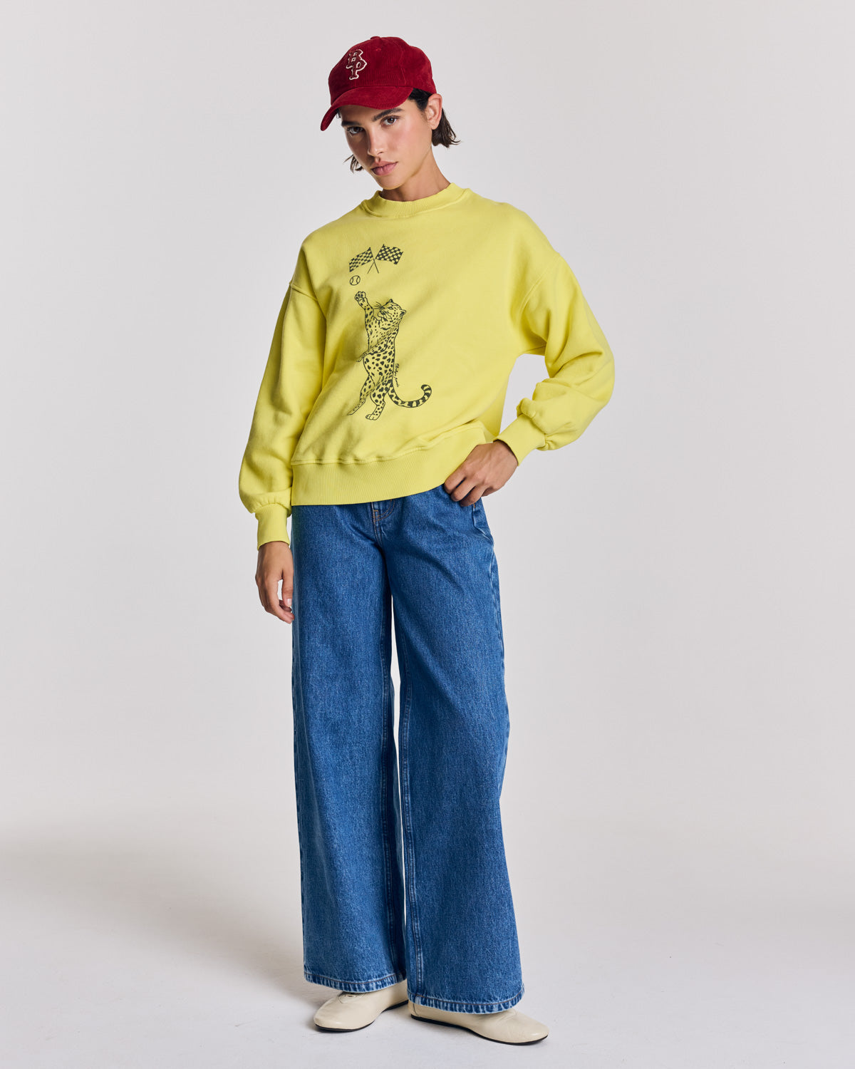 Virgile yellow sweatshirt