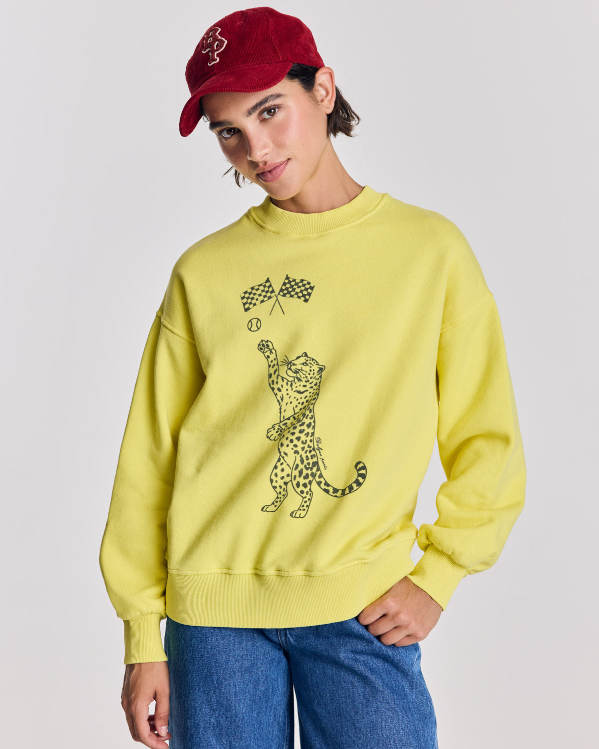 Virgile yellow sweatshirt