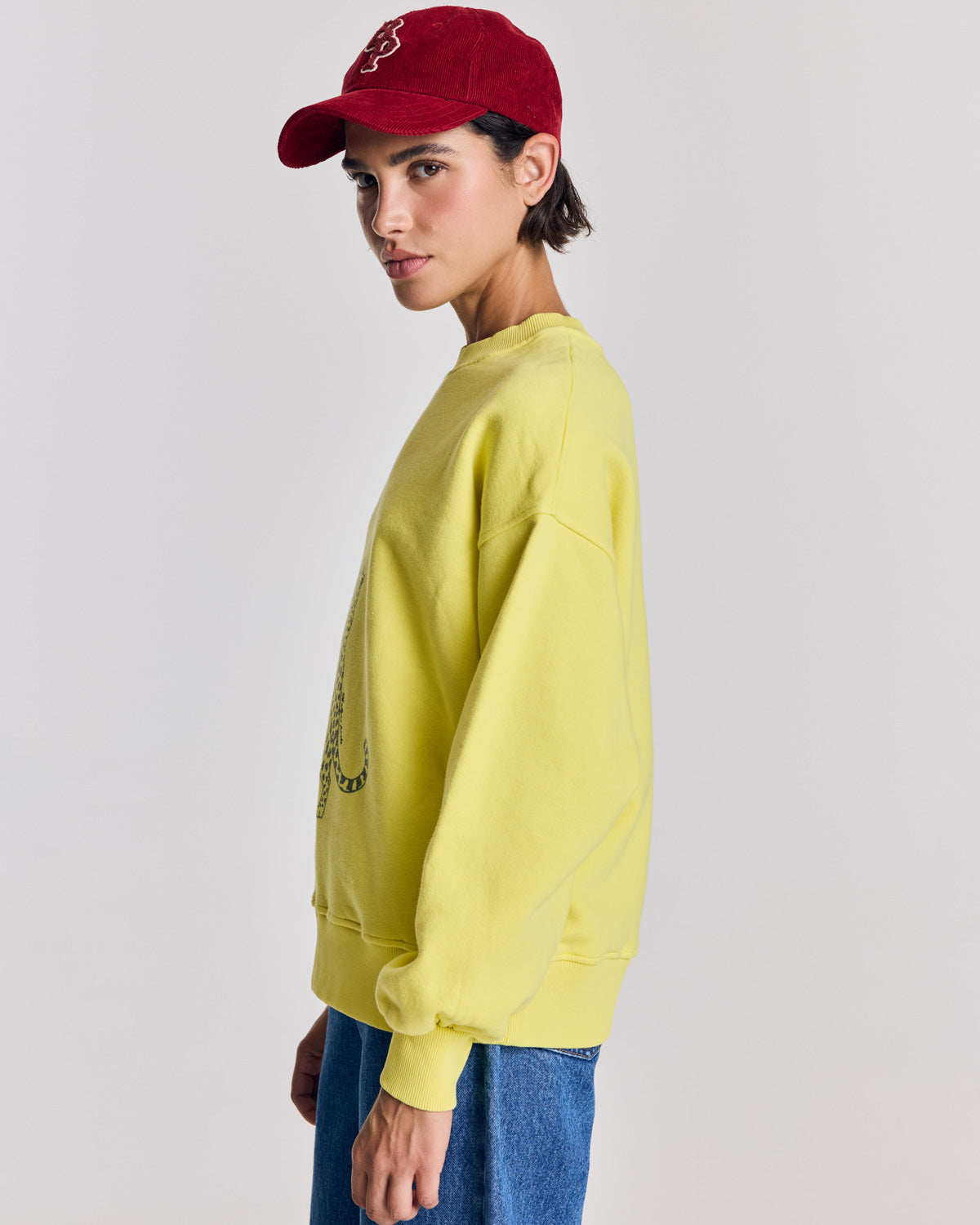 Virgile yellow sweatshirt