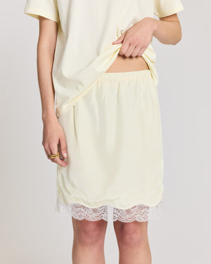 Pastel yellow Doris skirt