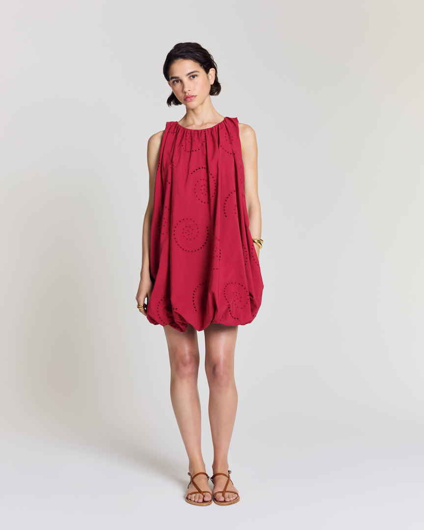 Cleophee red dress