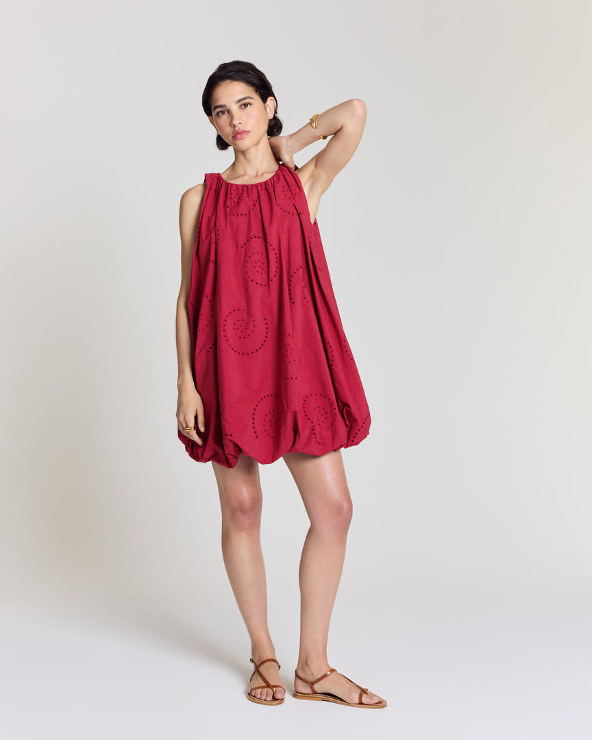 Cleophee red dress